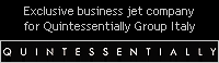 Exclusive business jet company for Quintessentially Group Italy